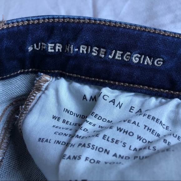 AE Next Level Ripped Super High Rise Skinny Jean Jegging - Picture 11 of 11